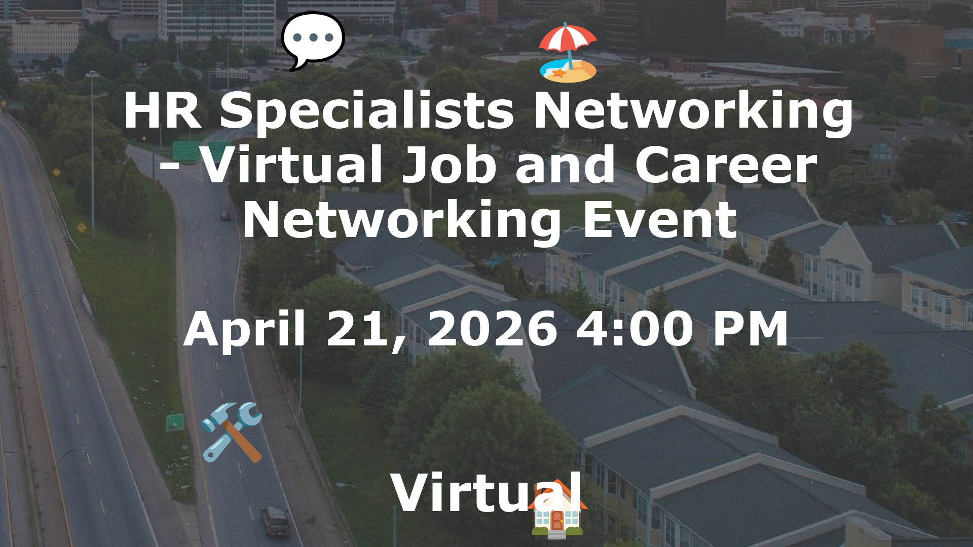 HR Specialists Networking - Virtual Job and Career Networking Event event image